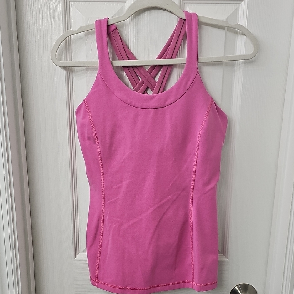 Lululemon Athletica Pink Tank Top